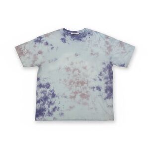 Mens Oversized Tie-Dye T-Shirt - Blue and Purple